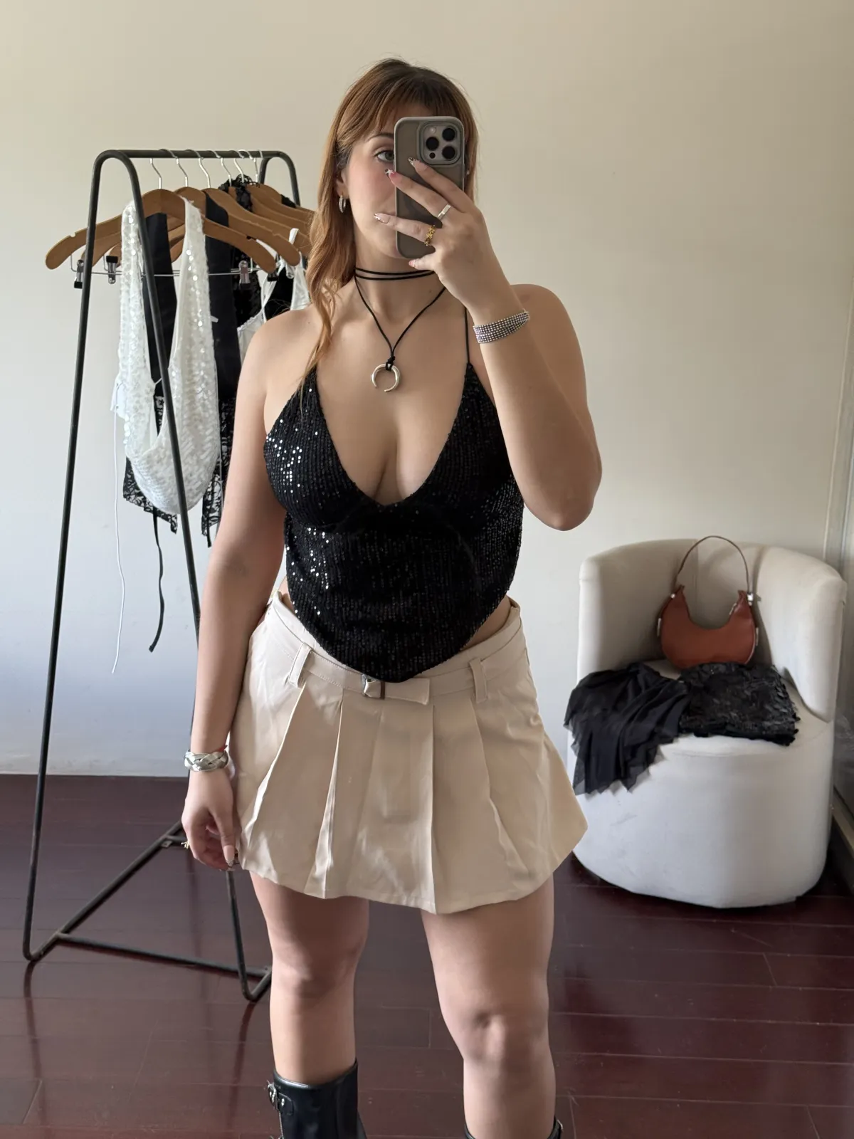 SKORT TABLEADO